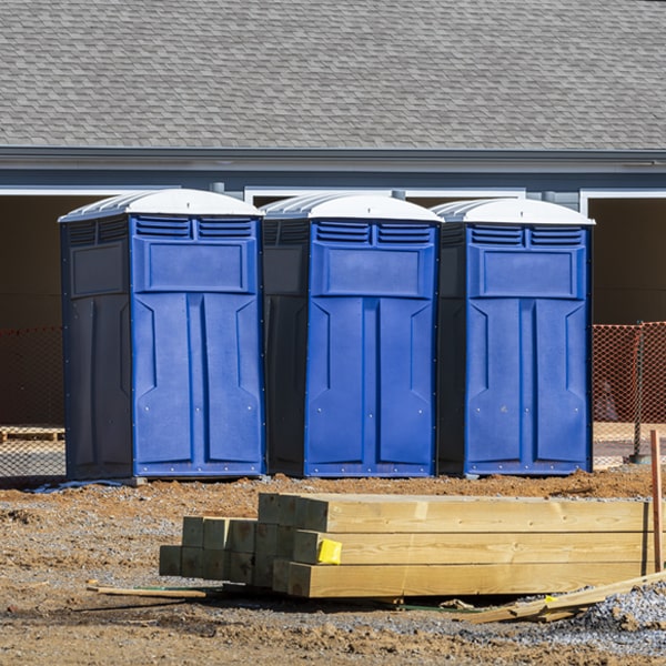 how do you dispose of waste after the portable restrooms have been emptied in White Lake